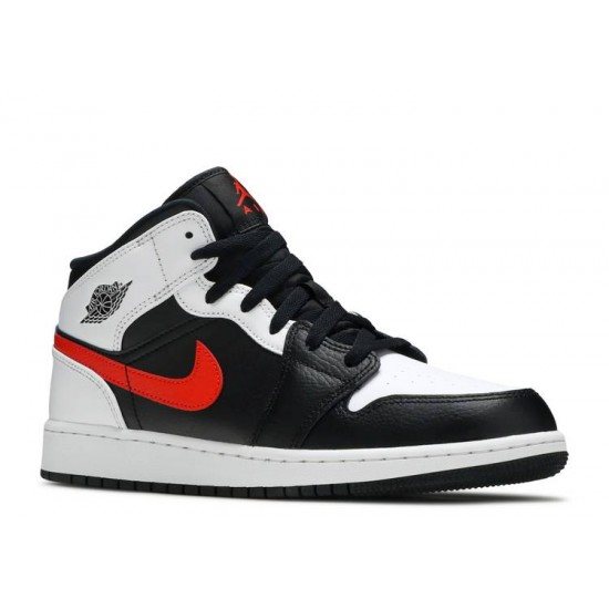 AIR JORDAN 1 MID GS CHILE RED  554725 075