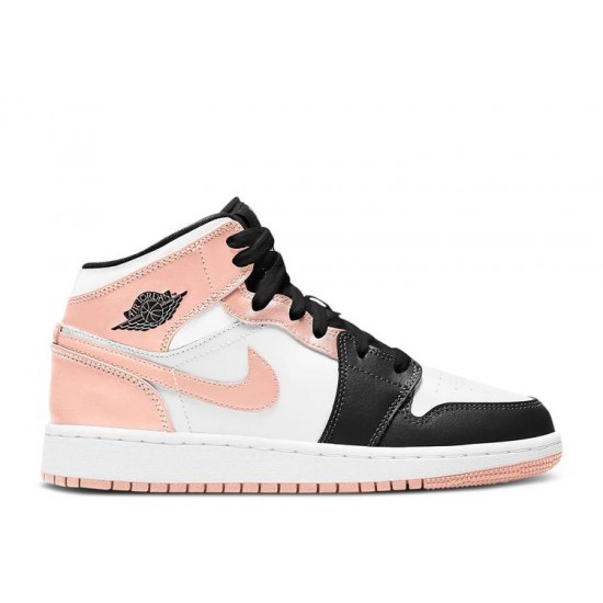 AIR JORDAN 1 MID GS CRIMSON TINT  554725 133