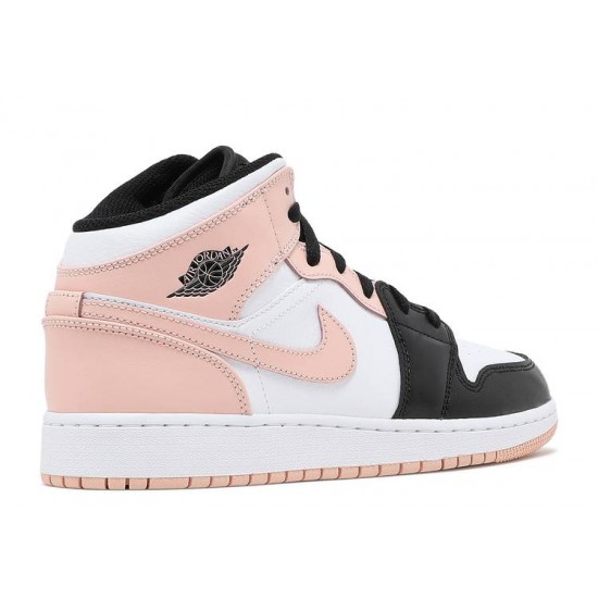 AIR JORDAN 1 MID GS CRIMSON TINT  554725 133