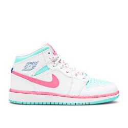 AIR JORDAN 1 MID GS DIGITAL PINK  555112 102