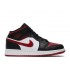 AIR JORDAN 1 MID GS NOBLE RED  554725 066