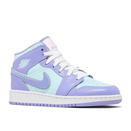 AIR JORDAN 1 MID GS PURPLE PULSE  554725 500