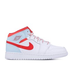 AIR JORDAN 1 MID GS TOPAZ MIST  555112 104