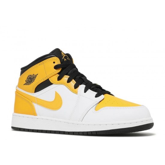 AIR JORDAN 1 MID GS UNIVERSITY GOLD  554725 170