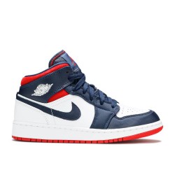 AIR JORDAN 1 MID GS USA OLYMPIC  bq6931 104