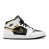 AIR JORDAN 1 MID GS WHITE GOLD  554725 190