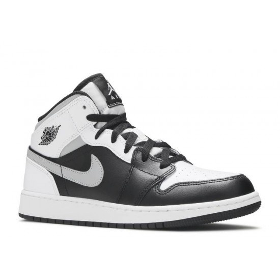 AIR JORDAN 1 MID GS WHITE SHADOW  554725 073