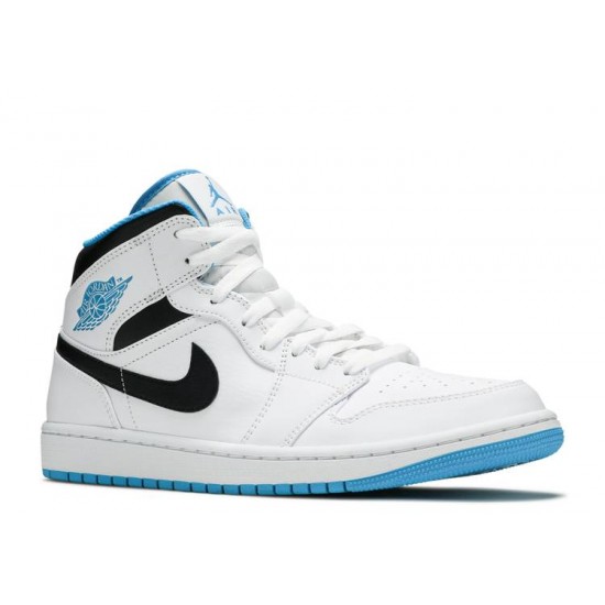 AIR JORDAN 1 MID LASER BLUE  554724 141