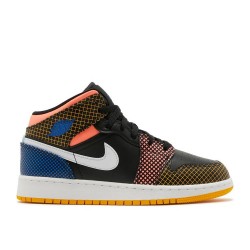 AIR JORDAN 1 MID MMD GS MULTI GRID  dc4092 001