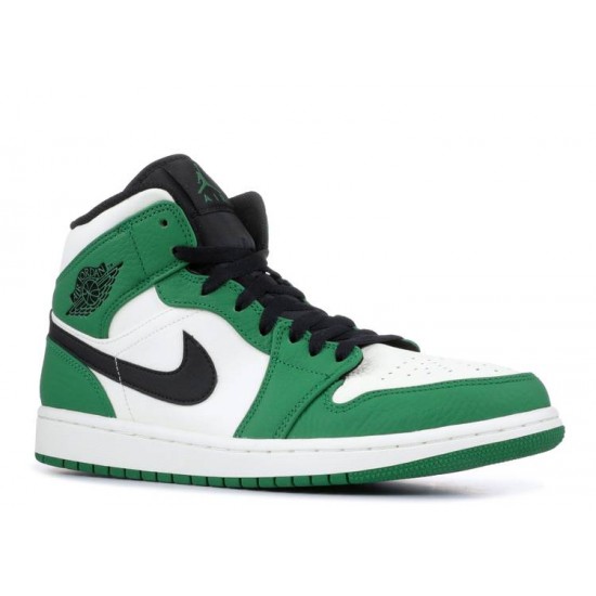 AIR JORDAN 1 MID PINE GREEN  852542 301