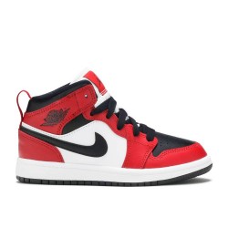 AIR JORDAN 1 MID PS CHICAGO BLACK TOE  640734 069