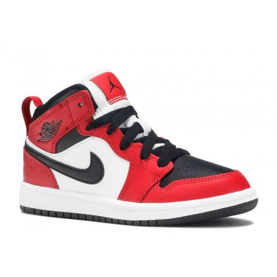 AIR JORDAN 1 MID PS CHICAGO BLACK TOE  640734 069