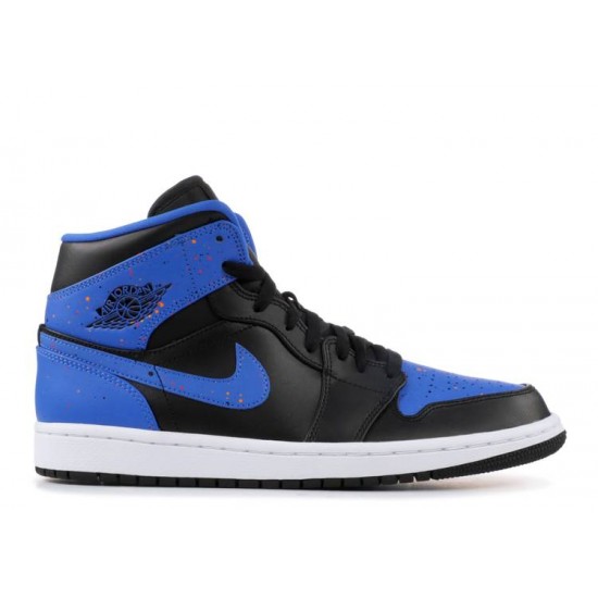 AIR JORDAN 1 MID ROYAL SPLATTER  554724 048