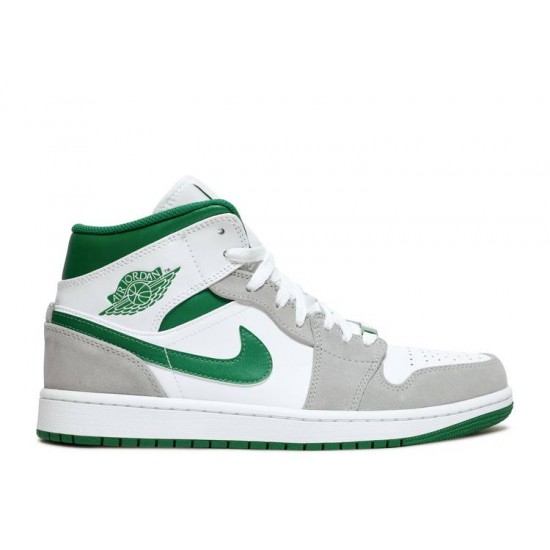 AIR JORDAN 1 MID SE GREY PINE GREEN  dc7294 103