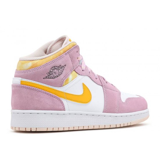 AIR JORDAN 1 MID SE GS ARCTIC PINK  dc9517 600