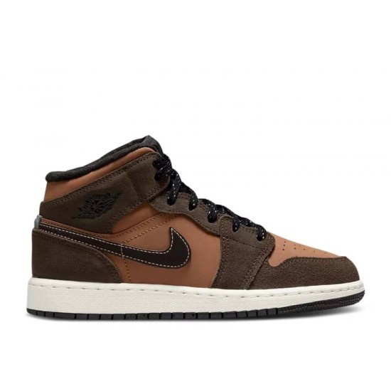 AIR JORDAN 1 MID SE GS EARTH TONE  dc7248 200