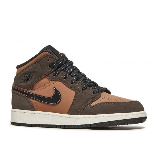 AIR JORDAN 1 MID SE GS EARTH TONE  dc7248 200