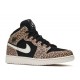 AIR JORDAN 1 MID SE GS LEOPARD  bq6931 021