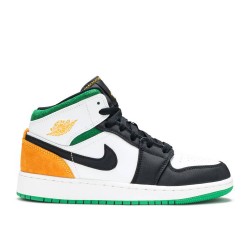 AIR JORDAN 1 MID SE GS OAKLAND  bq6931 101