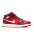 AIR JORDAN 1 MID SE GS RED QUILTED  av5174 600