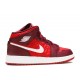 AIR JORDAN 1 MID SE GS RED QUILTED  av5174 600