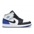 AIR JORDAN 1 MID SE GS ROYAL BLACK TOE  bq6931 102