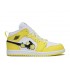 AIR JORDAN 1 MID SE PS ROSE PATCH DYNAMIC YELLOW  av5173 700