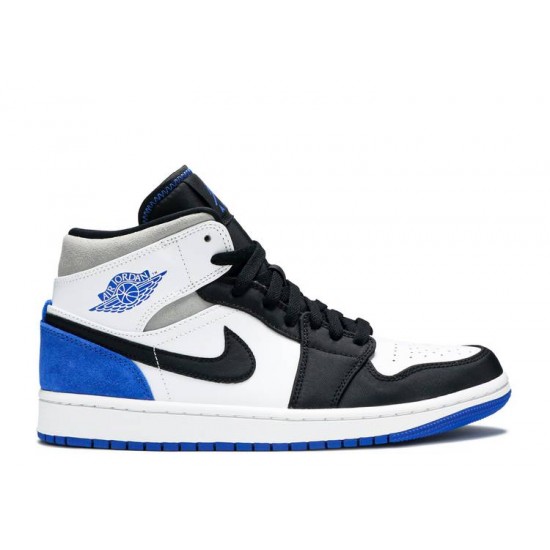 AIR JORDAN 1 MID SE ROYAL BLACK TOE  852542 102