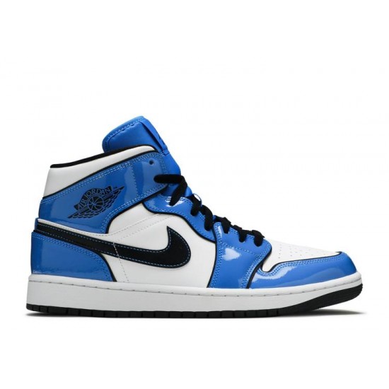 AIR JORDAN 1 MID SE SIGNAL BLUE  dd6834 402