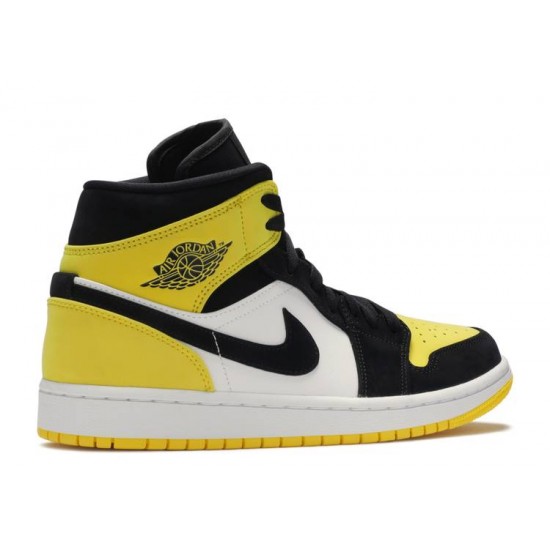 AIR JORDAN 1 MID SE YELLOW TOE  852542 071