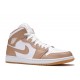 AIR JORDAN 1 MID TAN GUM  554724 271