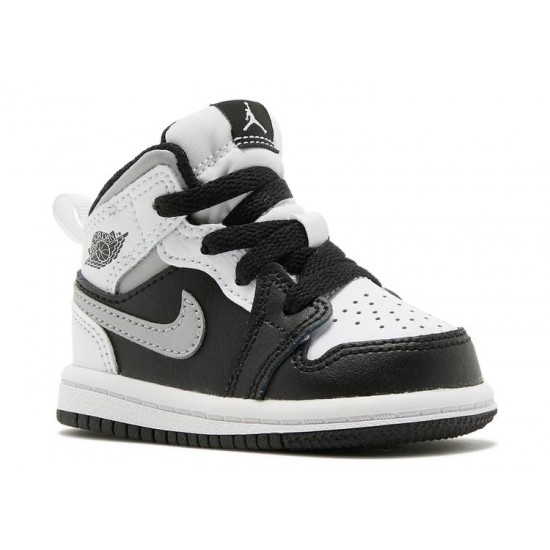 AIR JORDAN 1 MID TD WHITE SHADOW  640735 073