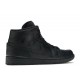 AIR JORDAN 1 MID TRIPLE BLACK  554724 011