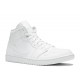 AIR JORDAN 1 MID TRIPLE WHITE  554724 130