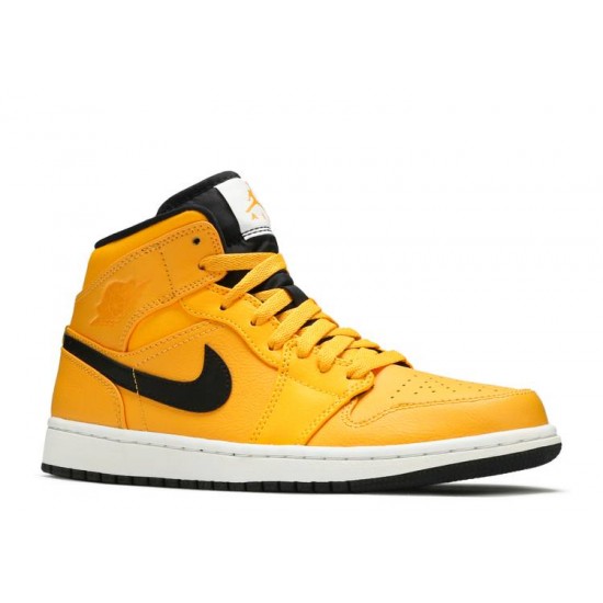 AIR JORDAN 1 MID UNIVERSITY GOLD YELLOW  554724 700