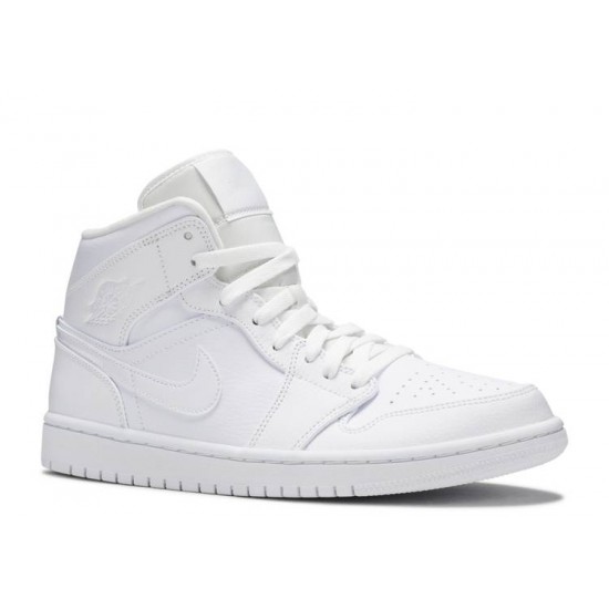 AIR JORDAN 1 MID WHITE  554724 126