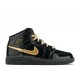 AIR JORDAN 1 PHAT GS BLACK METALLIC GOLD  364781 001