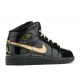 AIR JORDAN 1 PHAT GS BLACK METALLIC GOLD  364781 001