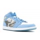 AIR JORDAN 1 RETRO ALPHA WHITE UNIVERSITY BLUE  316269 142