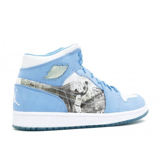 AIR JORDAN 1 RETRO ALPHA WHITE UNIVERSITY BLUE  316269 142