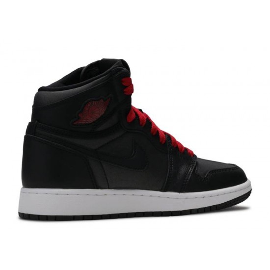 AIR JORDAN 1 RETRO HIGH OG BG BLACK GYM RED  575441 060