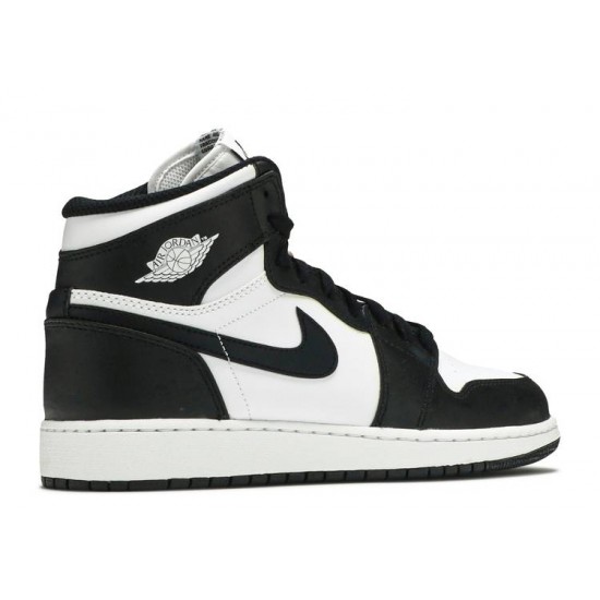 AIR JORDAN 1 RETRO HIGH OG BG BLACK WHITE 2014  575441 010