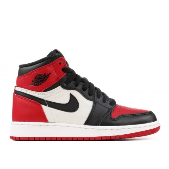 AIR JORDAN 1 RETRO HIGH OG BG BRED TOE  575441 610