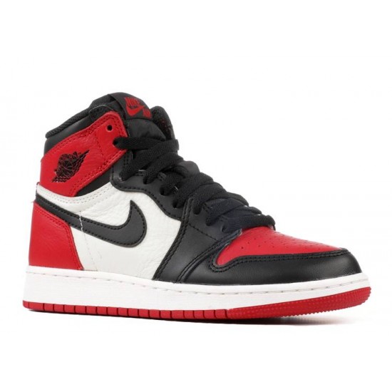 AIR JORDAN 1 RETRO HIGH OG BG BRED TOE  575441 610