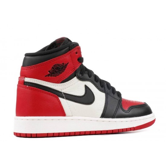 AIR JORDAN 1 RETRO HIGH OG BG BRED TOE  575441 610