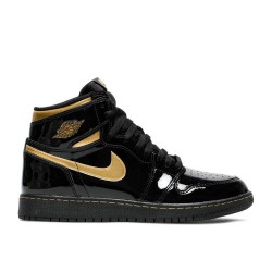 AIR JORDAN 1 RETRO HIGH OG BLACK METALLIC GOLD  555088 032