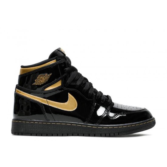 AIR JORDAN 1 RETRO HIGH OG BLACK METALLIC GOLD  555088 032