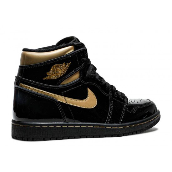 AIR JORDAN 1 RETRO HIGH OG BLACK METALLIC GOLD  555088 032