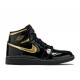 AIR JORDAN 1 RETRO HIGH OG GS BLACK METALLIC GOLD  575441 032