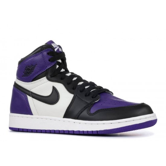 AIR JORDAN 1 RETRO HIGH OG GS COURT PURPLE  575441 501